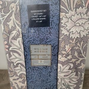 New William Morris 3 piece QUEEN Duvet Set
